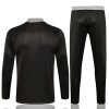 Juventus Trainings Sweatshirt Pak Kwart-Zip 2021-22 Donkergrijze